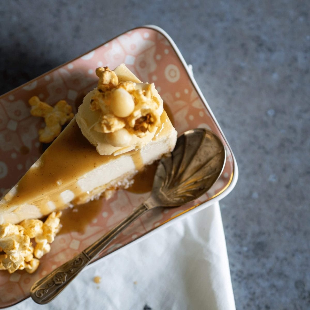 Cheesecake with Maple Butter