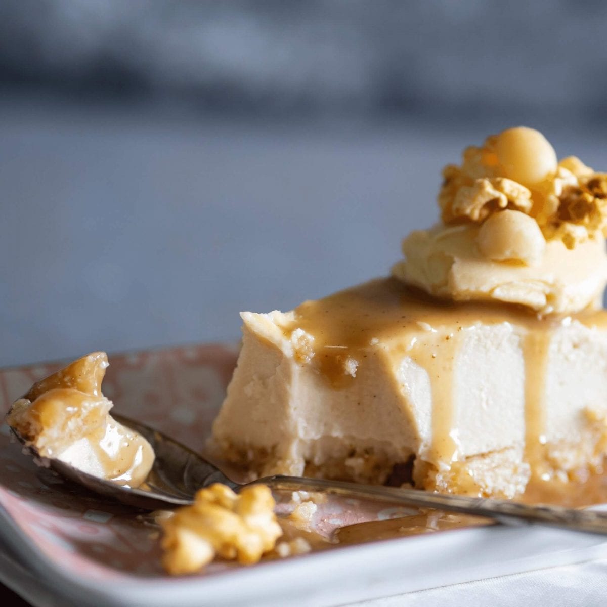 Cheesecake with Maple Butter