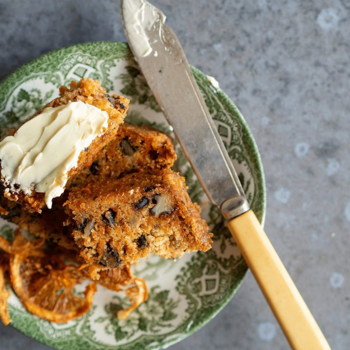 Zesty gluten free carrot cake