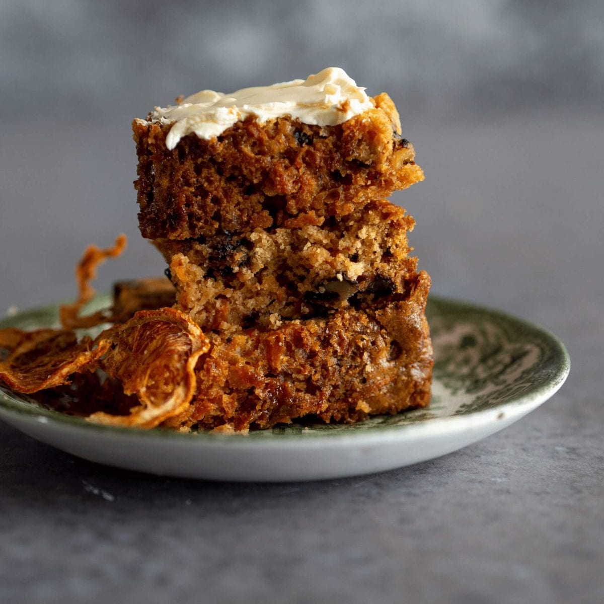 Zesty gluten free carrot cake