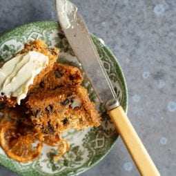 Zesty gluten free carrot cake