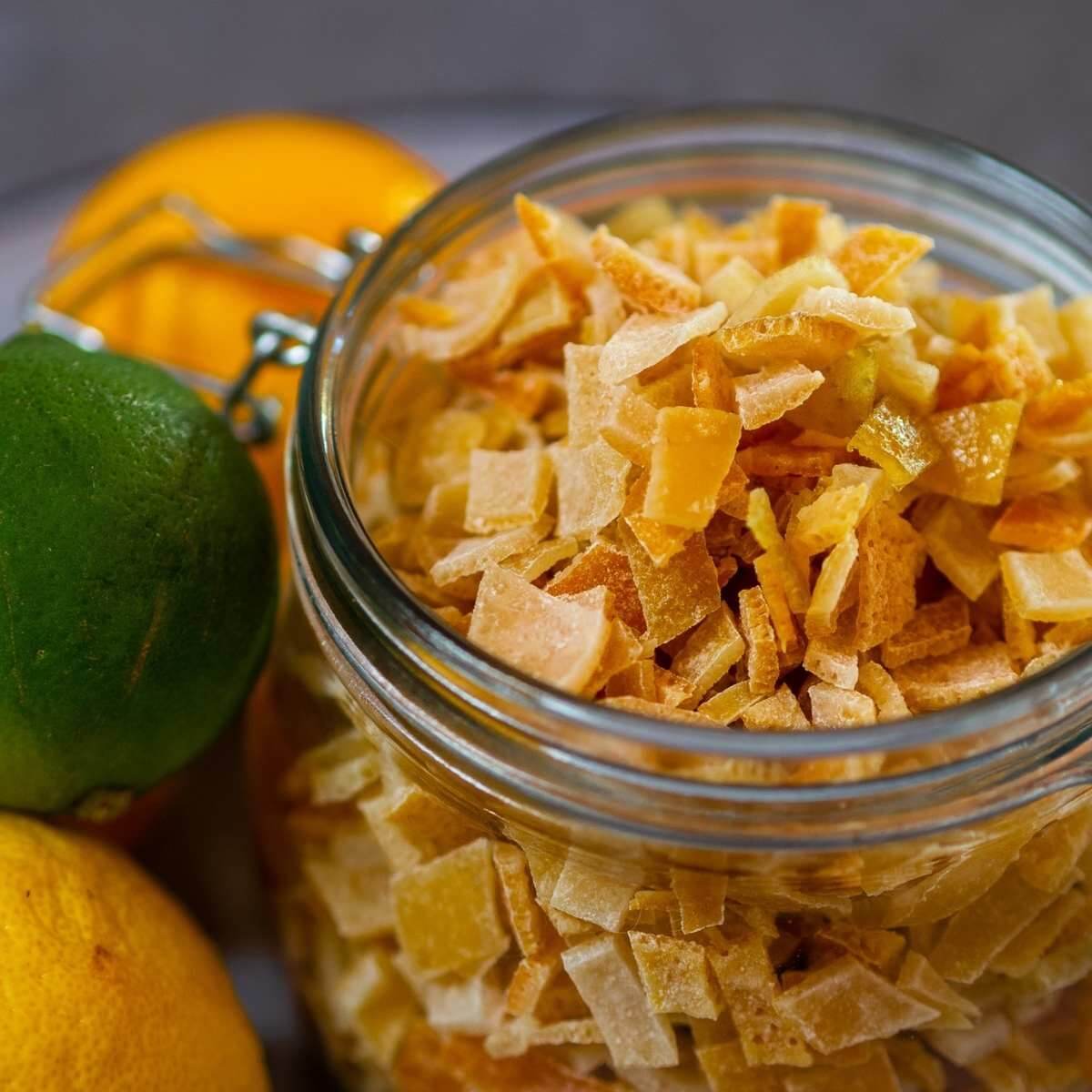 How to make mixed peel, Candied Citrus Peel